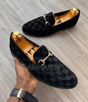 Photo - Men’S Louis Vuitton Super Classic Suede Loafers in Stock