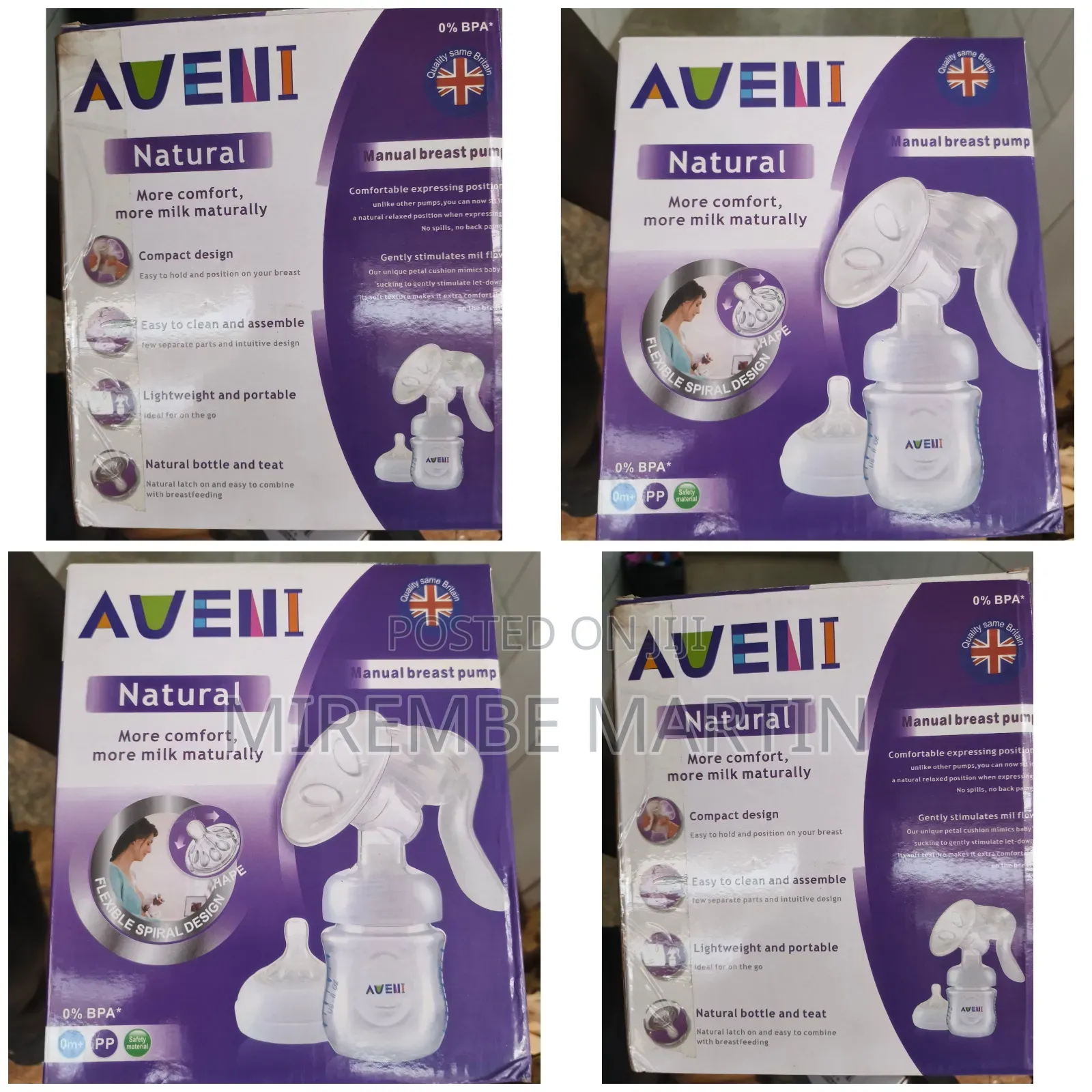 Aveenii Natural Manual Single Breast Pump