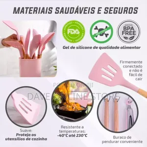 19 Pieces Kit Complete Silicone Kitchen Utensils Set