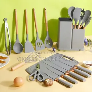 19 Pieces Kit Complete Nonstick Silicone Utensils Set