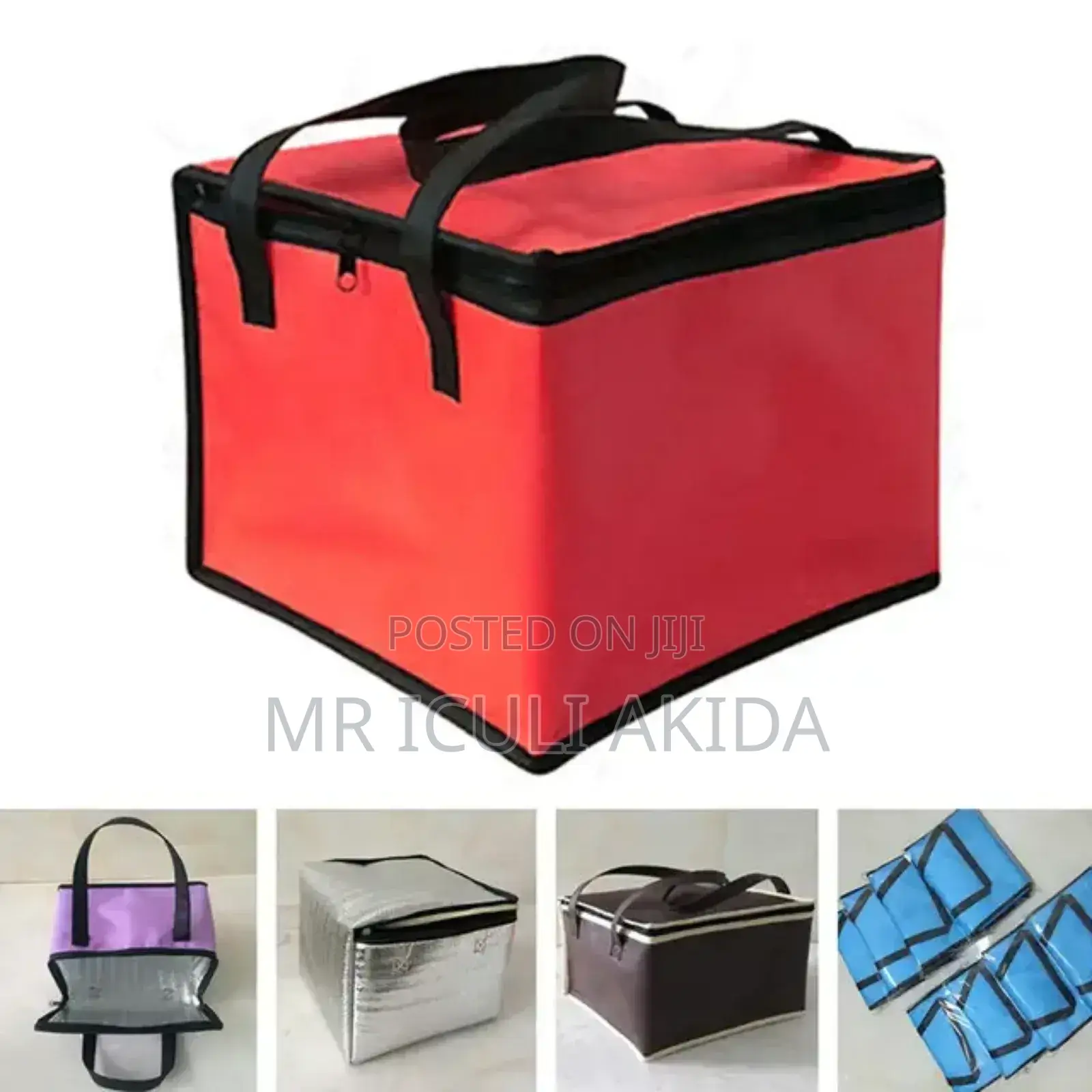 Foldable Thermo Insulated Waterprof Cooler Food Delivery Bag