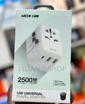 Green Lion 12W Universal Travel Adapter