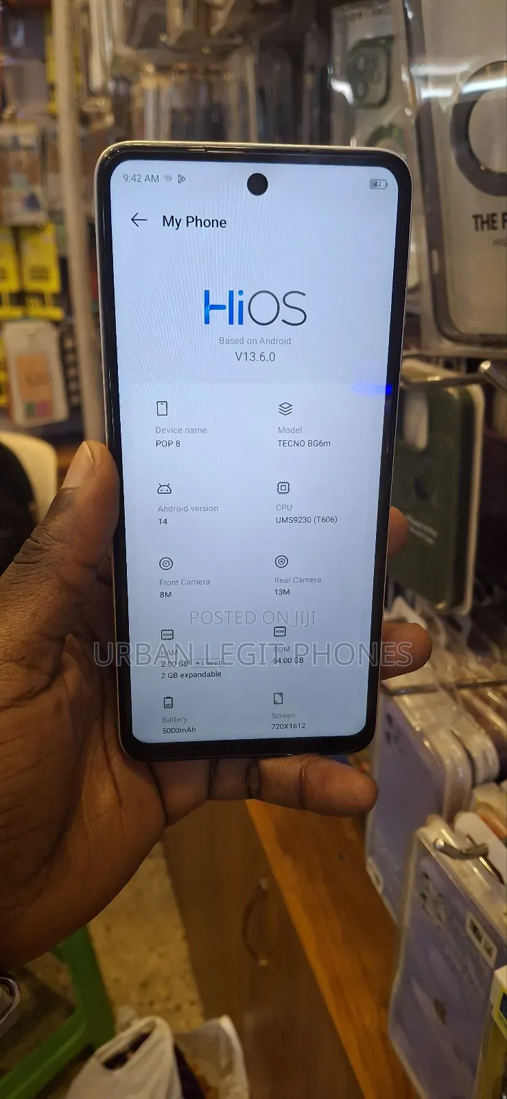 Tecno Pop 8 64 GB Green