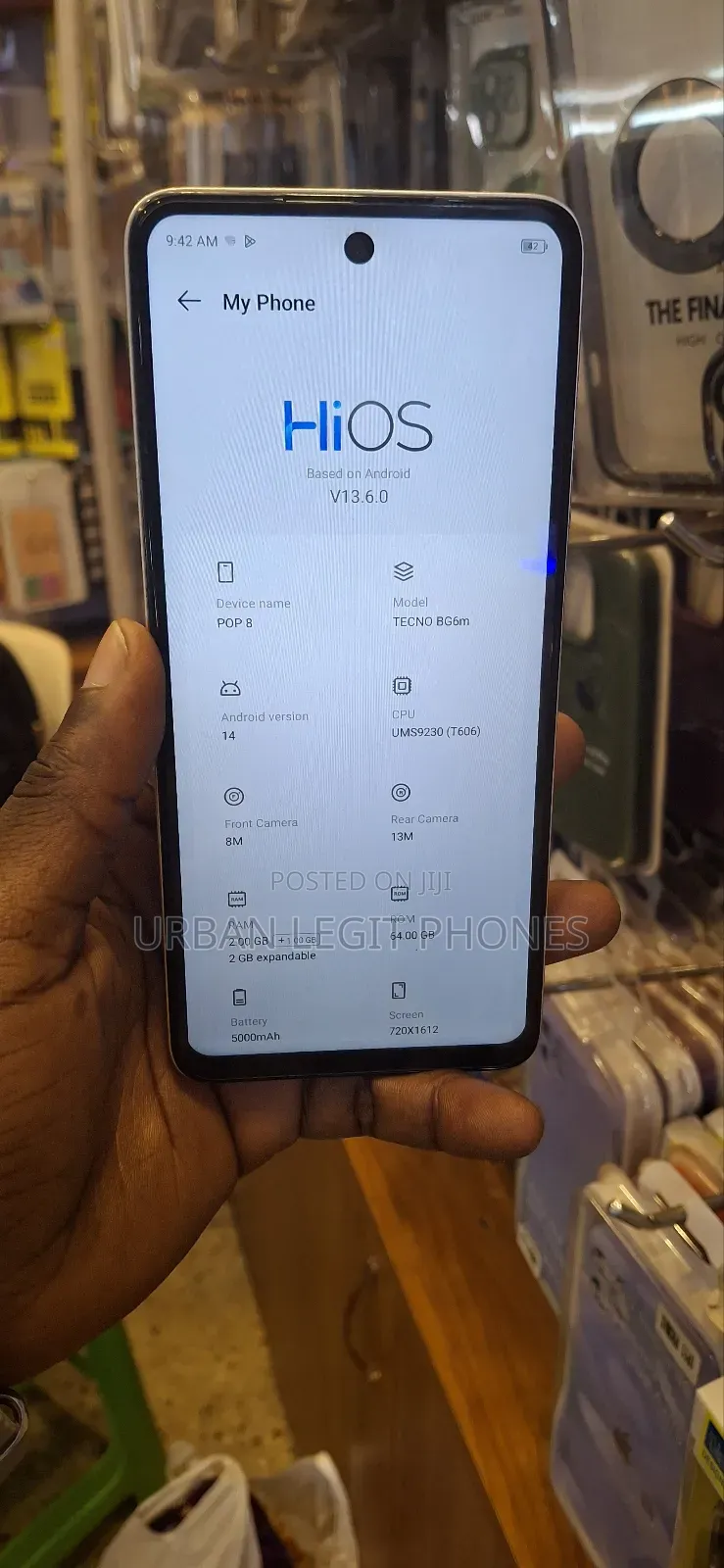 Tecno Pop 8 64 GB Green