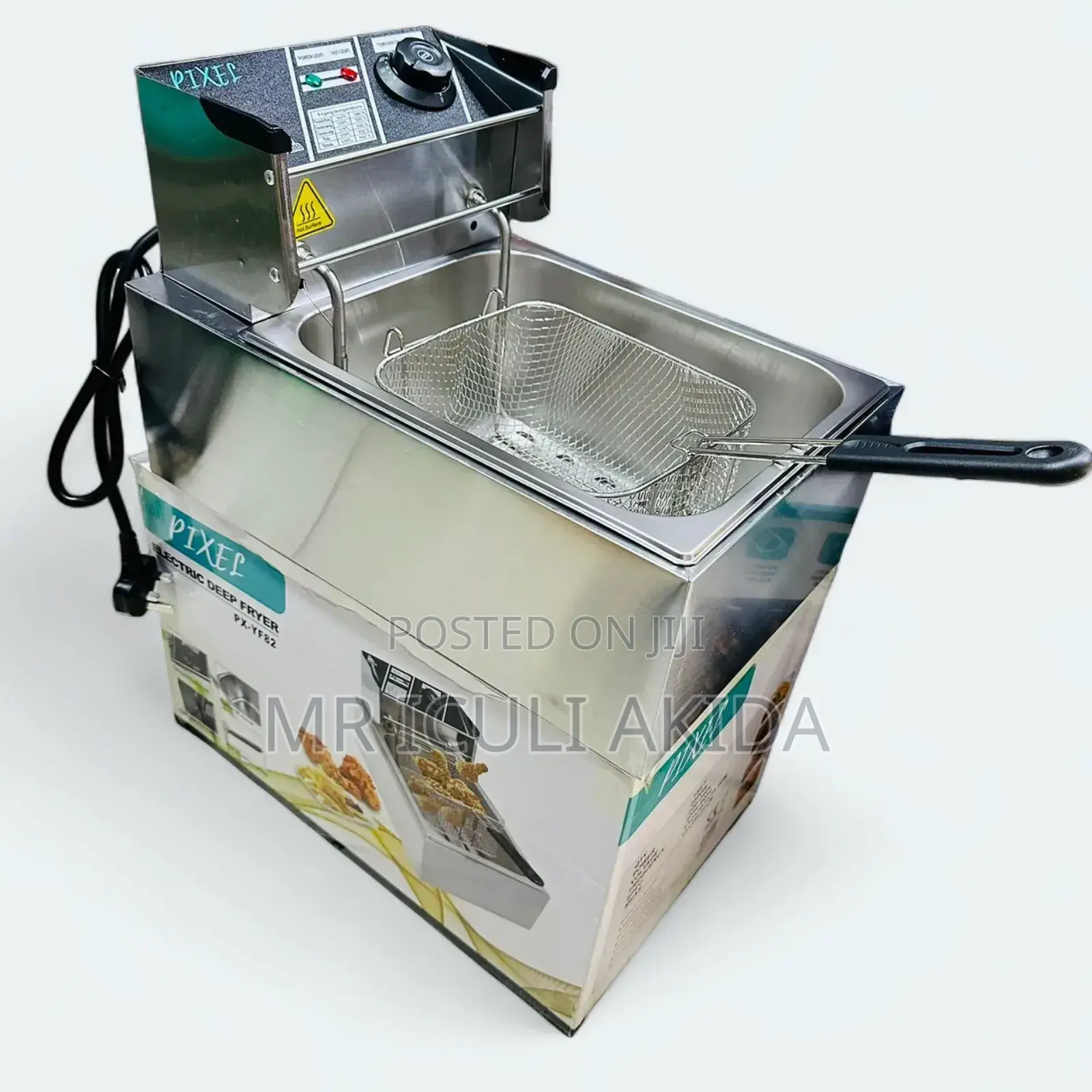 Pixel 6L Electric Single Basket Deep Fryer