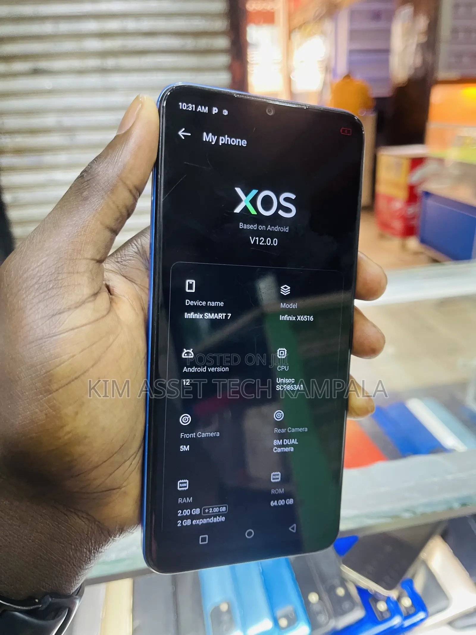 Infinix Smart 7 HD 64 GB Blue