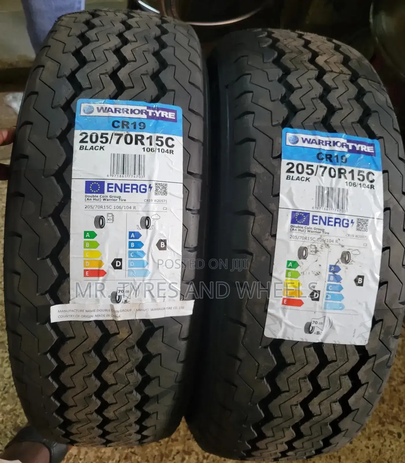 205 70 R15 Warrior Tires. They Work Both on and Offroads.