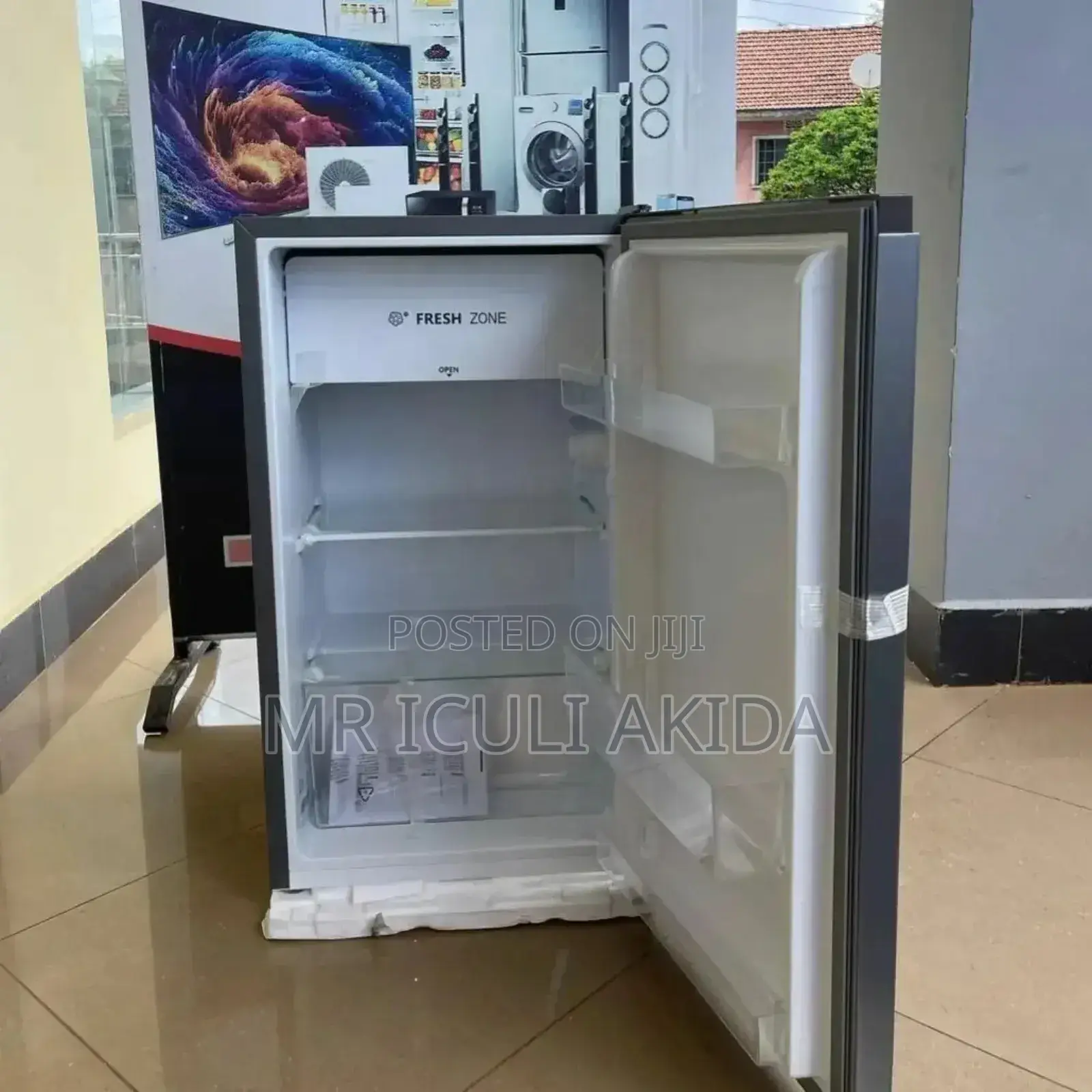 Hisense 120L Brandnew Single Door Silver Refrigerator