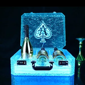 Photo - 3 Bottles Rechargeable LED Ace of Spade Glorifier Box