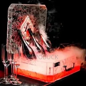 3 Bottles Rechargeable LED Ace of Spade Glorifier Box