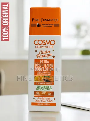 COSMO GLOW WHITE, Gluta Papaya Extra Brightening Body Lotion