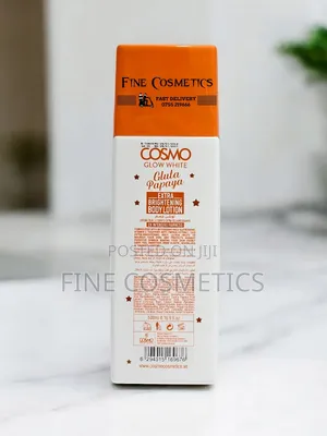 COSMO GLOW WHITE, Gluta Papaya Extra Brightening Body Lotion