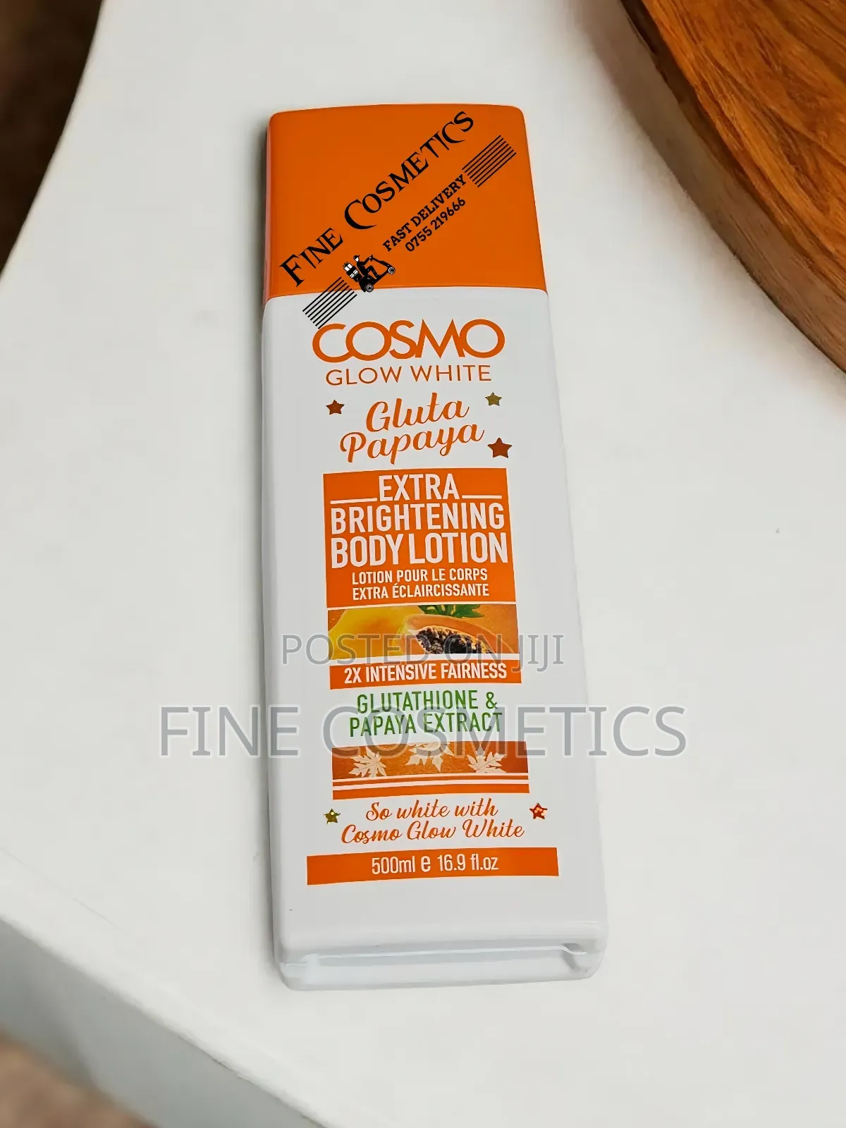 COSMO GLOW WHITE, Gluta Papaya Extra Brightening Body Lotion