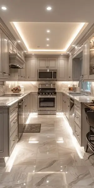 Executive Gypsum Ceiling on Counter Table .