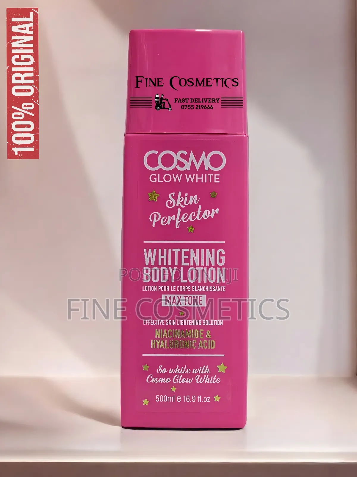 COSMO GLOW WHITE | Max Tone Skin Perfector Whitening Lotion.
