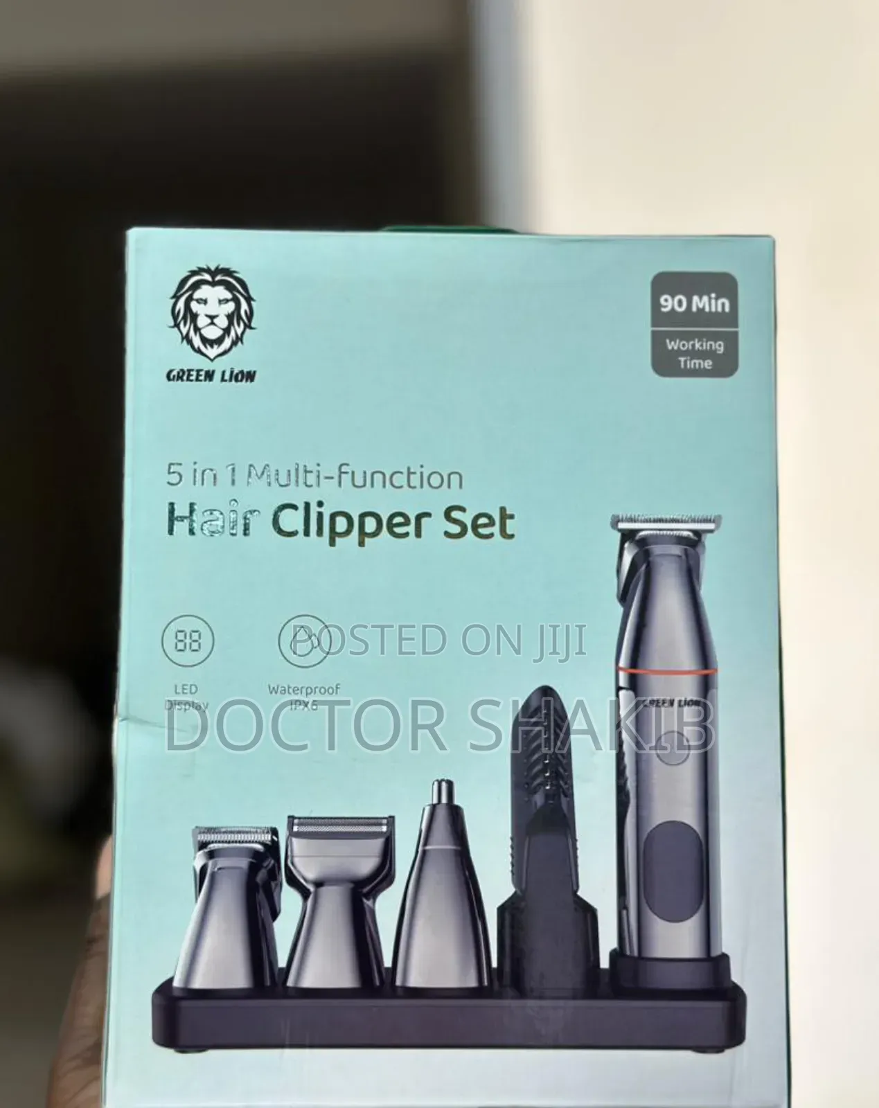 Green Lion 5-in-1 Multifunctional Hair Clipper Set