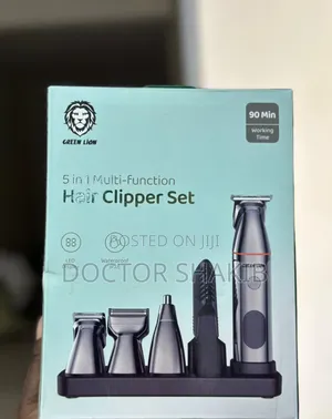 Green Lion 5-in-1 Multifunctional Hair Clipper Set