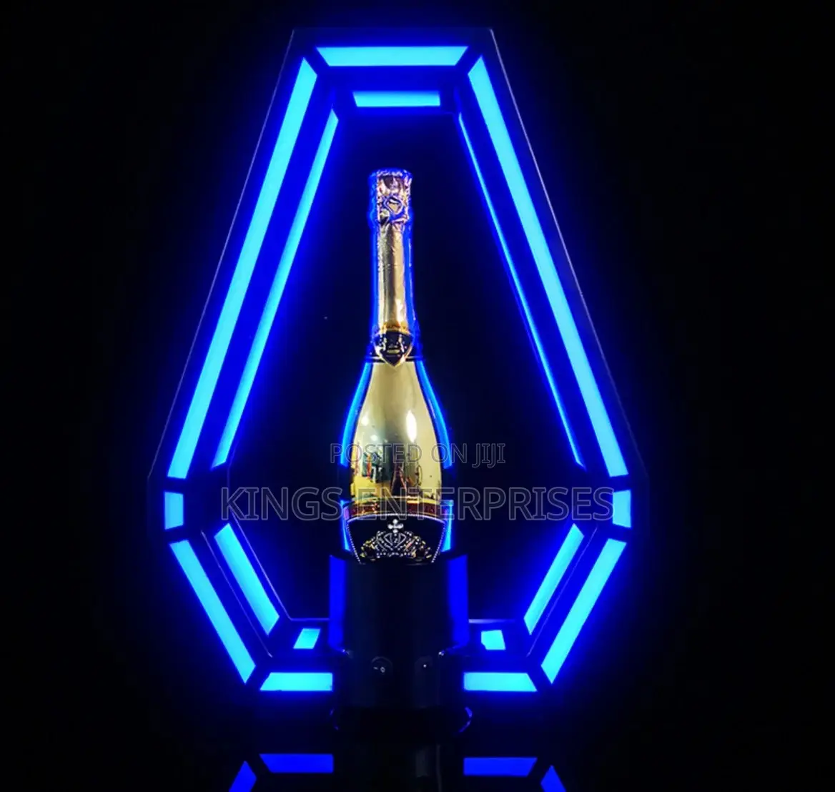 LED Light Bottle Display Rack