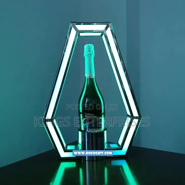 LED Rechargeable Lighted Bar Bottle Presenter