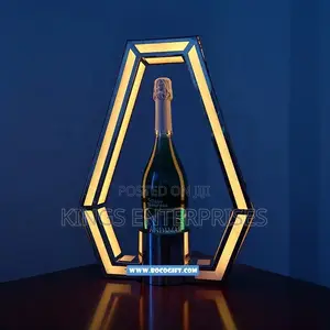 LED Rechargeable Lighted Bar Bottle Presenter