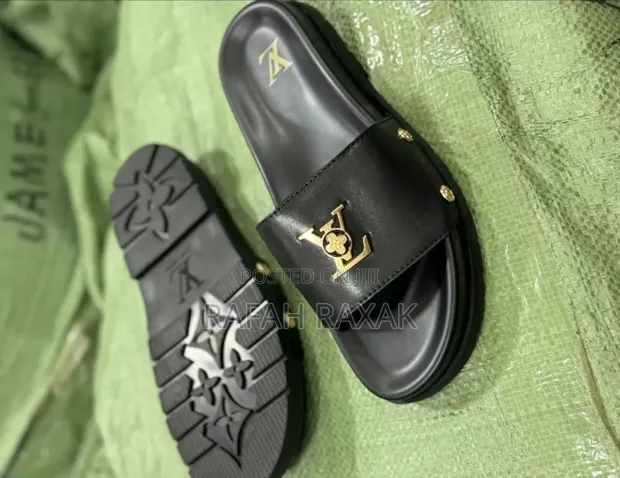 Original Louis Vuitton New Sandals LV Sunset Flat Comfort Sandal