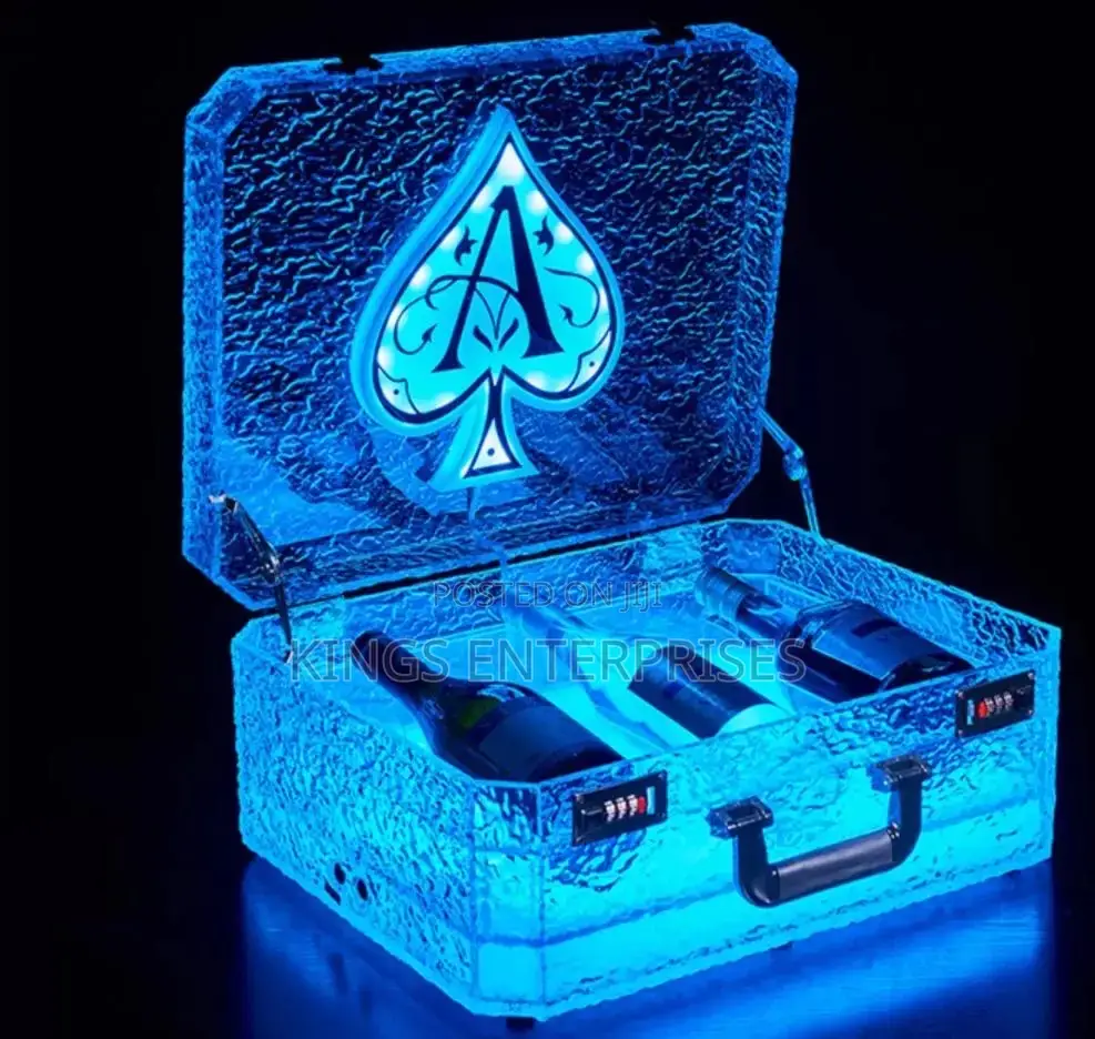 3 Bottles LED Rechargeable Bottle Presenter Case