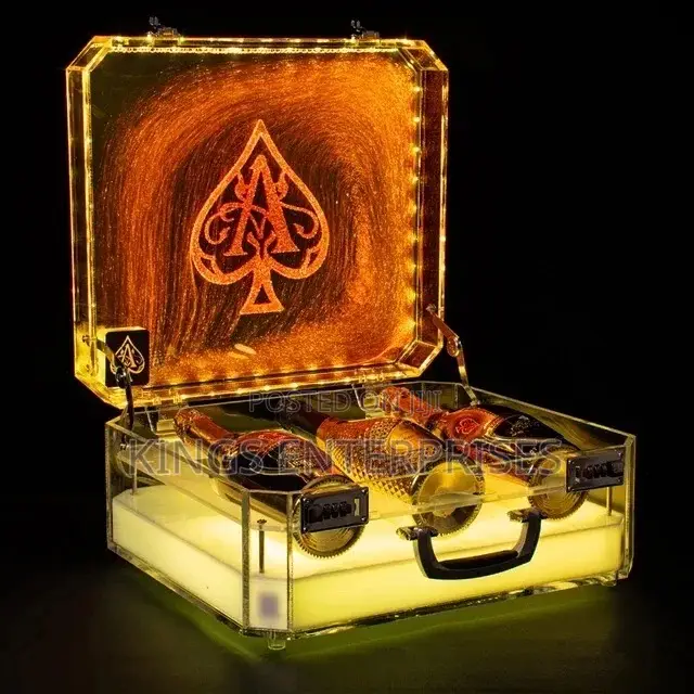 LED Rechargeable 3 Bottles Bar Holder