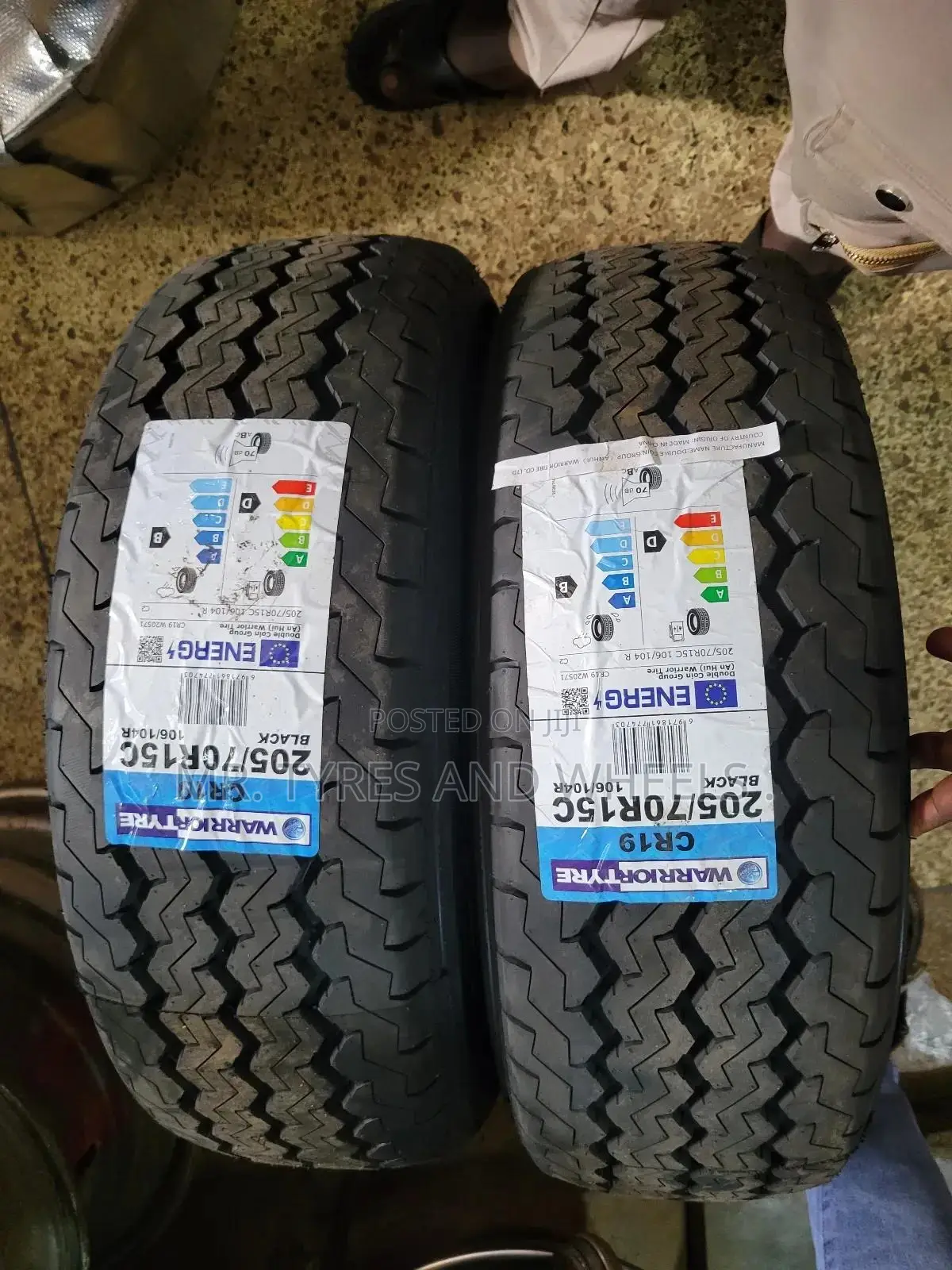205 70 R15 Warrior Tires. They Work Both on and Offroads.