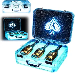 Rechargeable Bar Bottle Presenter and Holder Case