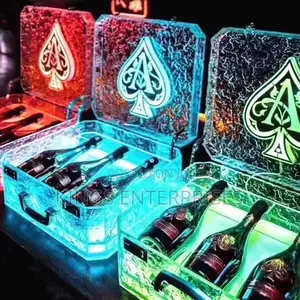 Rechargeable Bar Bottle Presenter and Holder Case