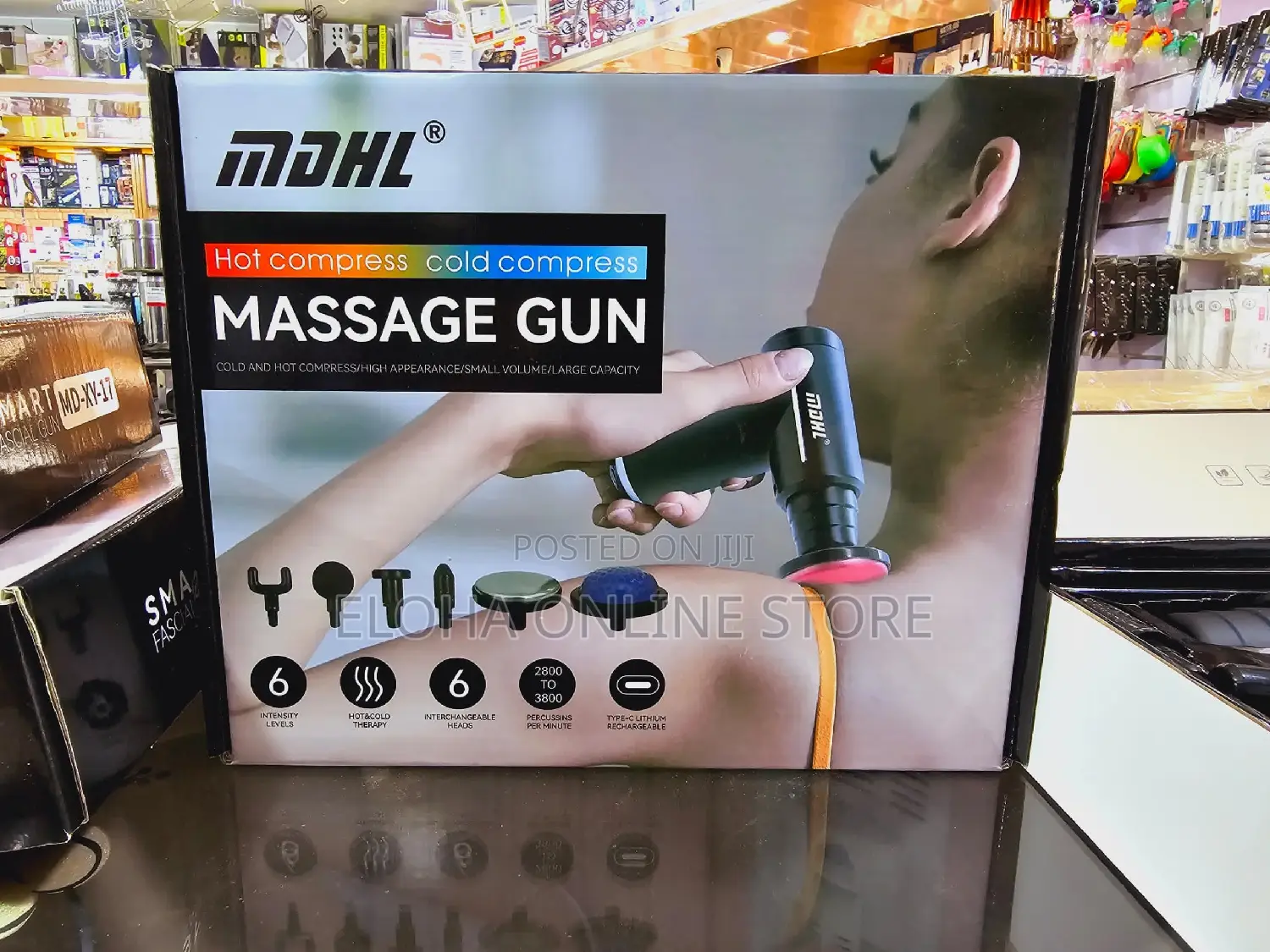 New 6 Gear Hot/Cold Massage Therapy Massage Gun