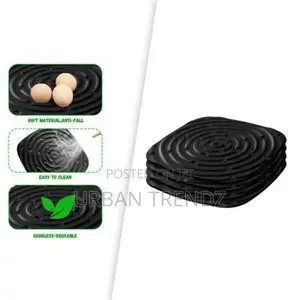 4pcs Chicken Nest Box Pads Washable Chicken Nesting Black