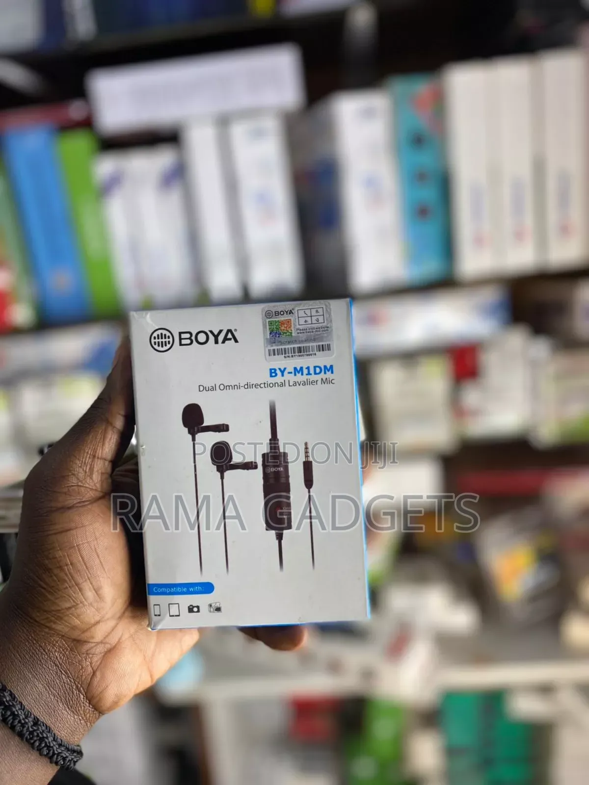 BOYA BY-M1DM Dual Head Lavalier