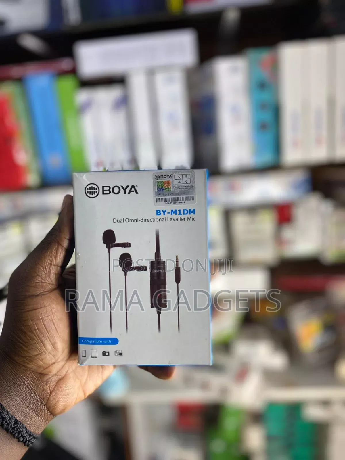BOYA BY-M1DM Dual Head Lavalier