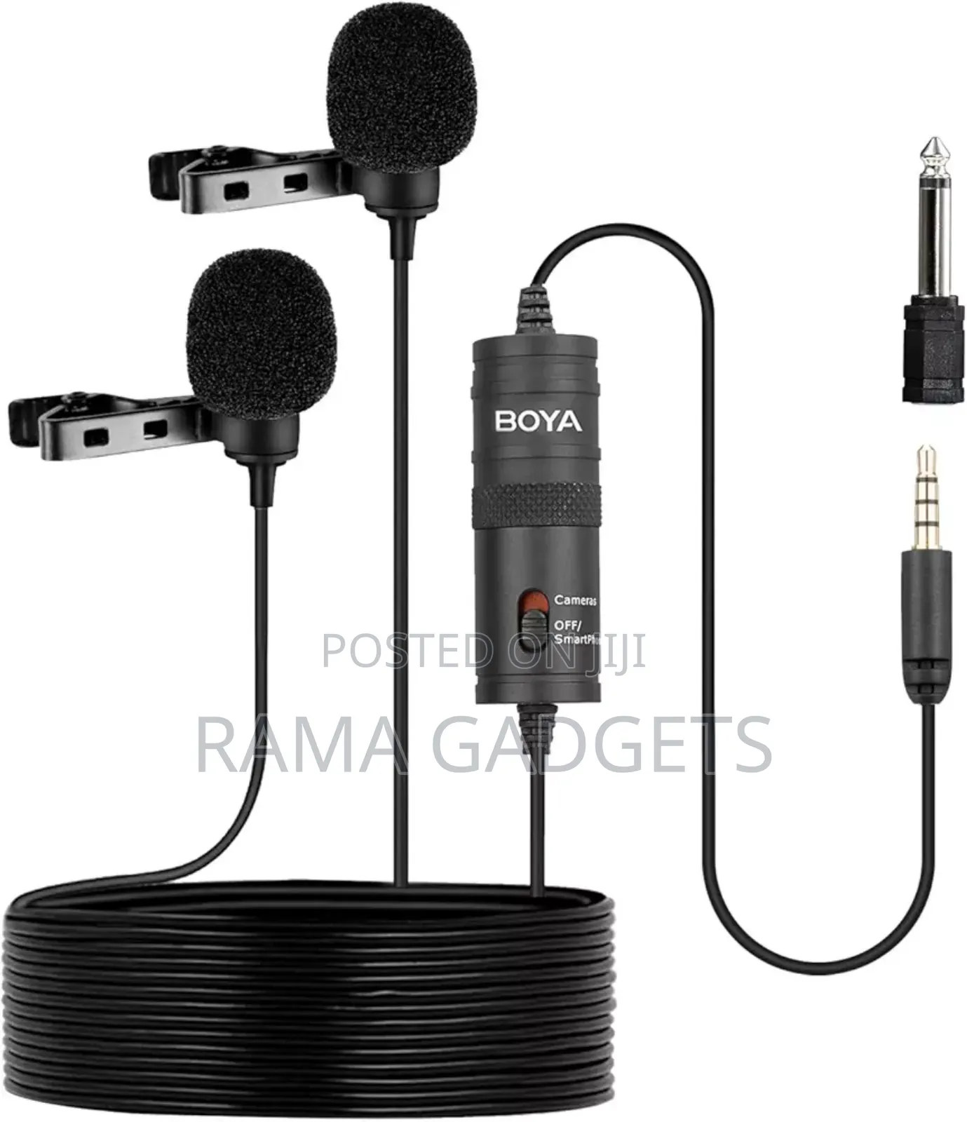 BOYA BY-M1DM Dual Head Lavalier