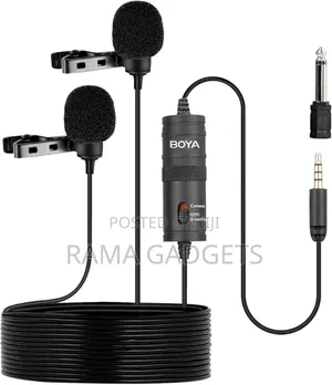 BOYA BY-M1DM Dual Head Lavalier