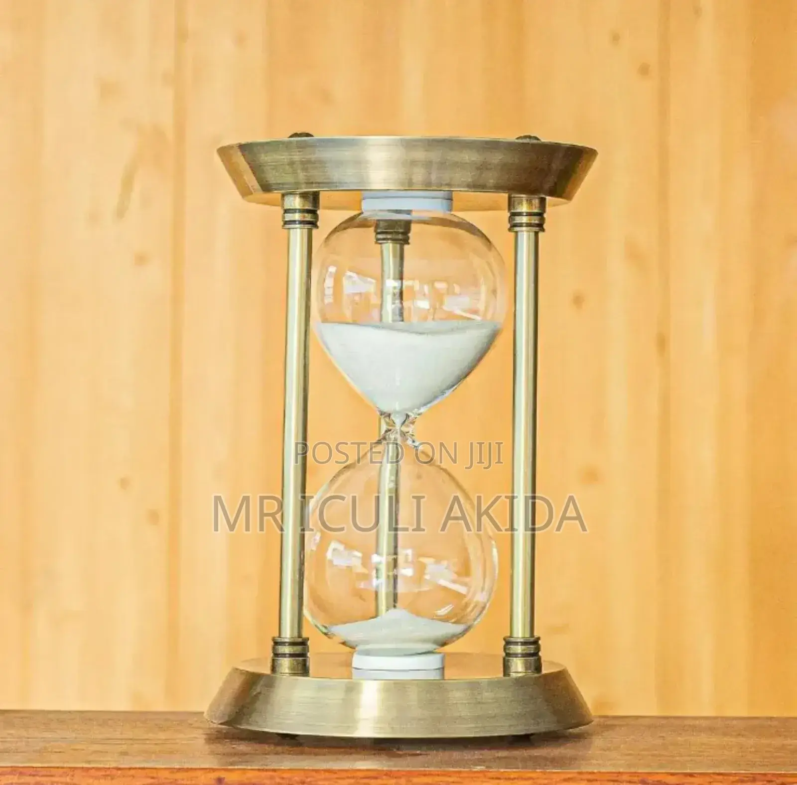 Home,Wedding Deco,Office Vintage 15mn Metal Brass Hour Glass