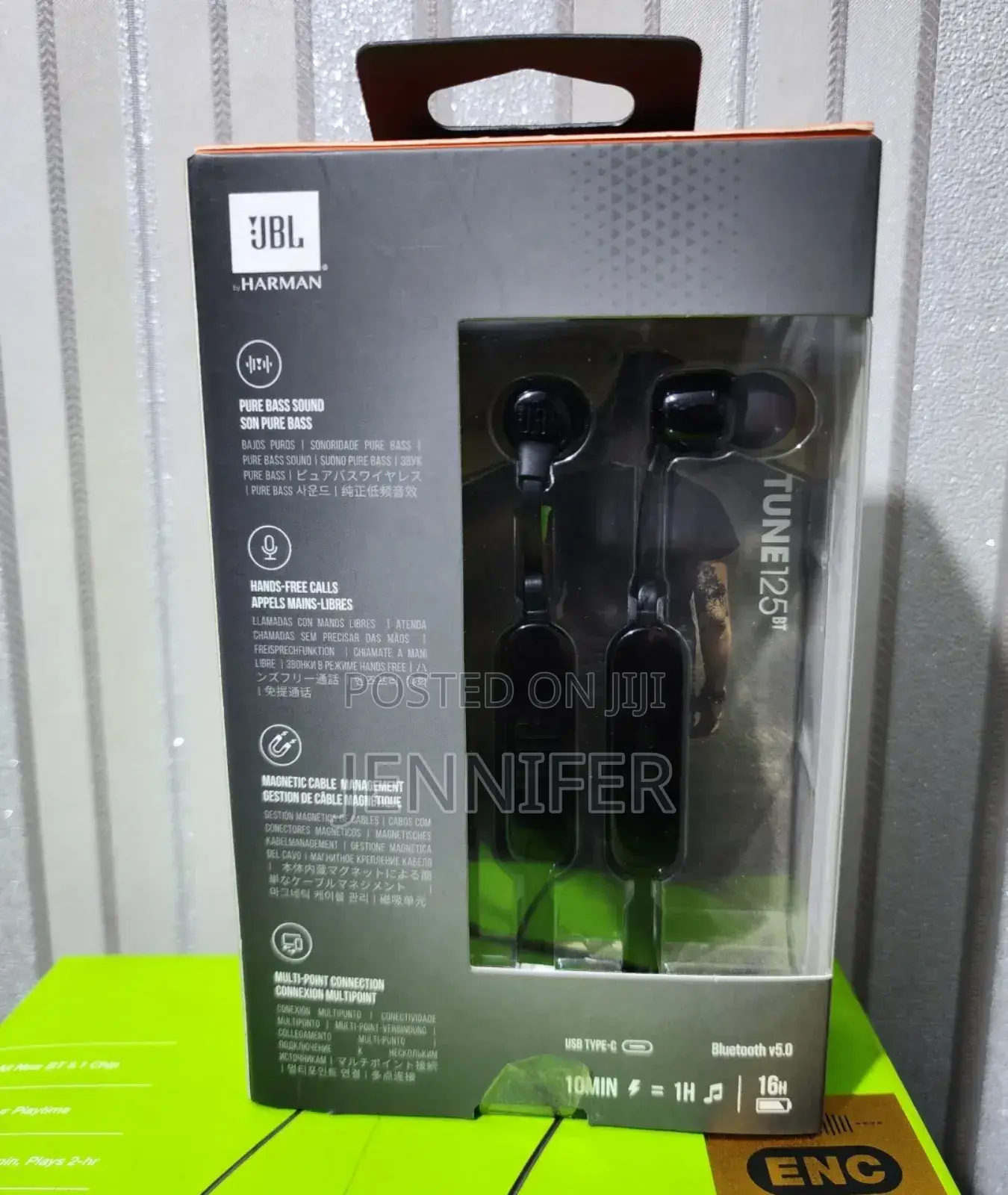 JBL Pure Bass Wireless Bluetooth 125