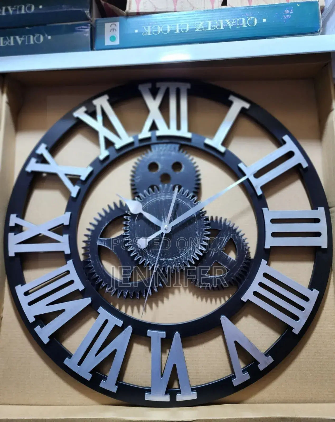 3D Retro Vintage Wall Clock