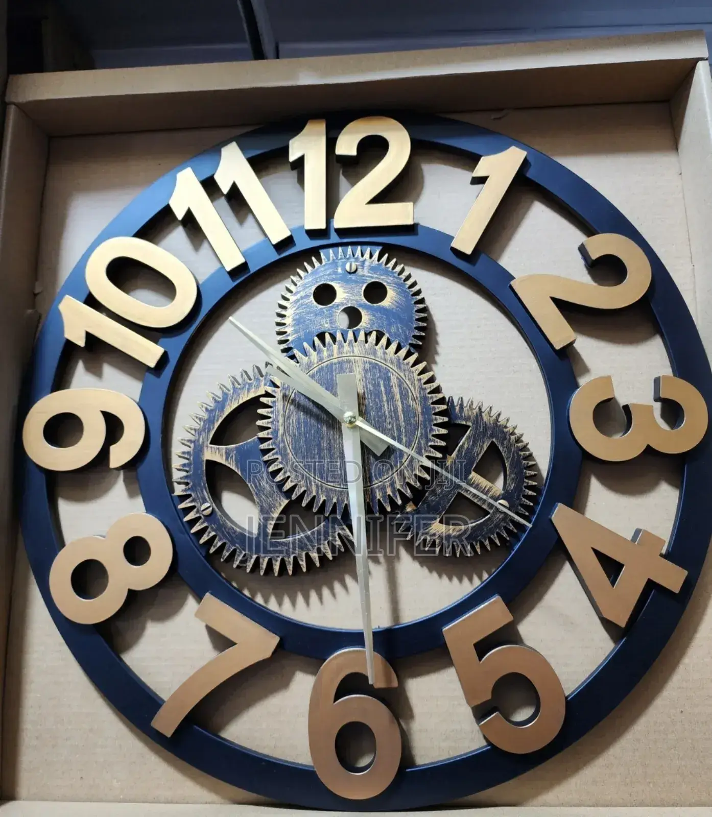 3D Retro Vintage Wall Clock