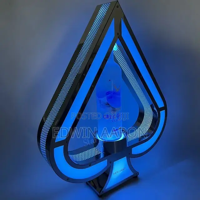 LED Ace of Spades VIP Champagne Bottle Presenter
