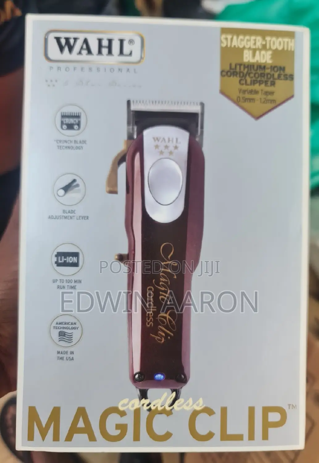 Wahl Professional 5 Star Cordless Lithium Magic Clip Clipper