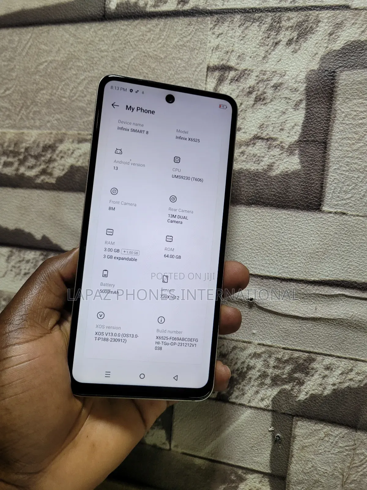 Infinix Smart 8 64 GB Gold