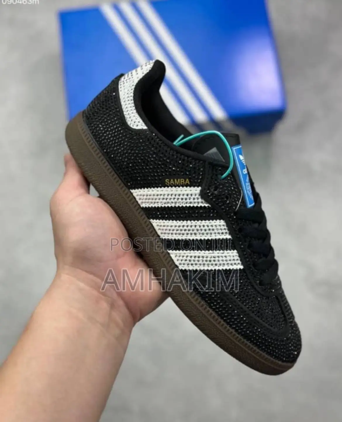 New Adidas Samba Glitters on Leather in Stock