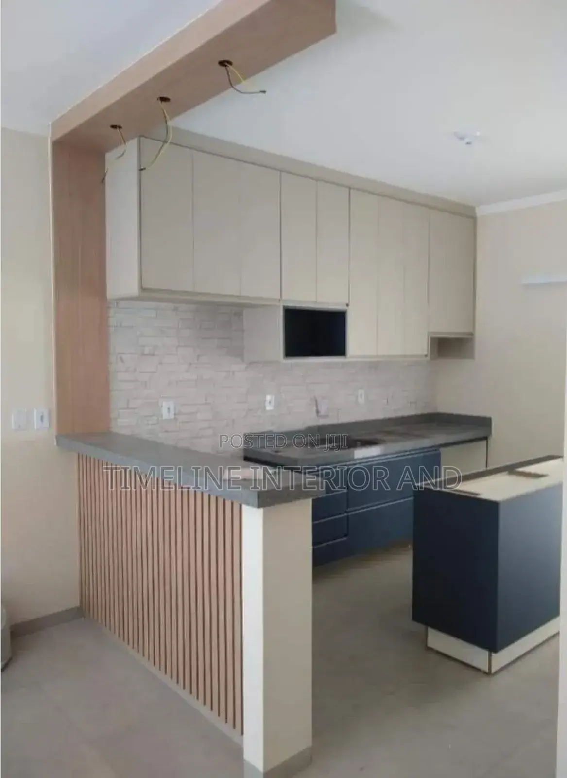 Kitchen Cabinets With an Island.