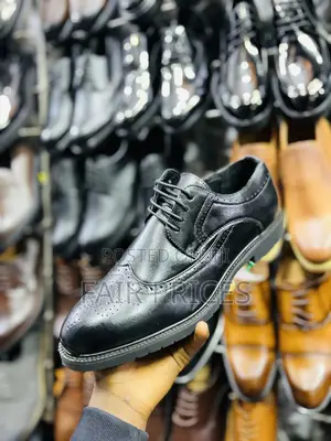 Office Leather Oxfords Black