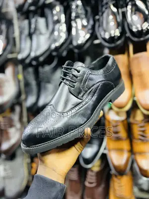 Office Leather Oxfords Black