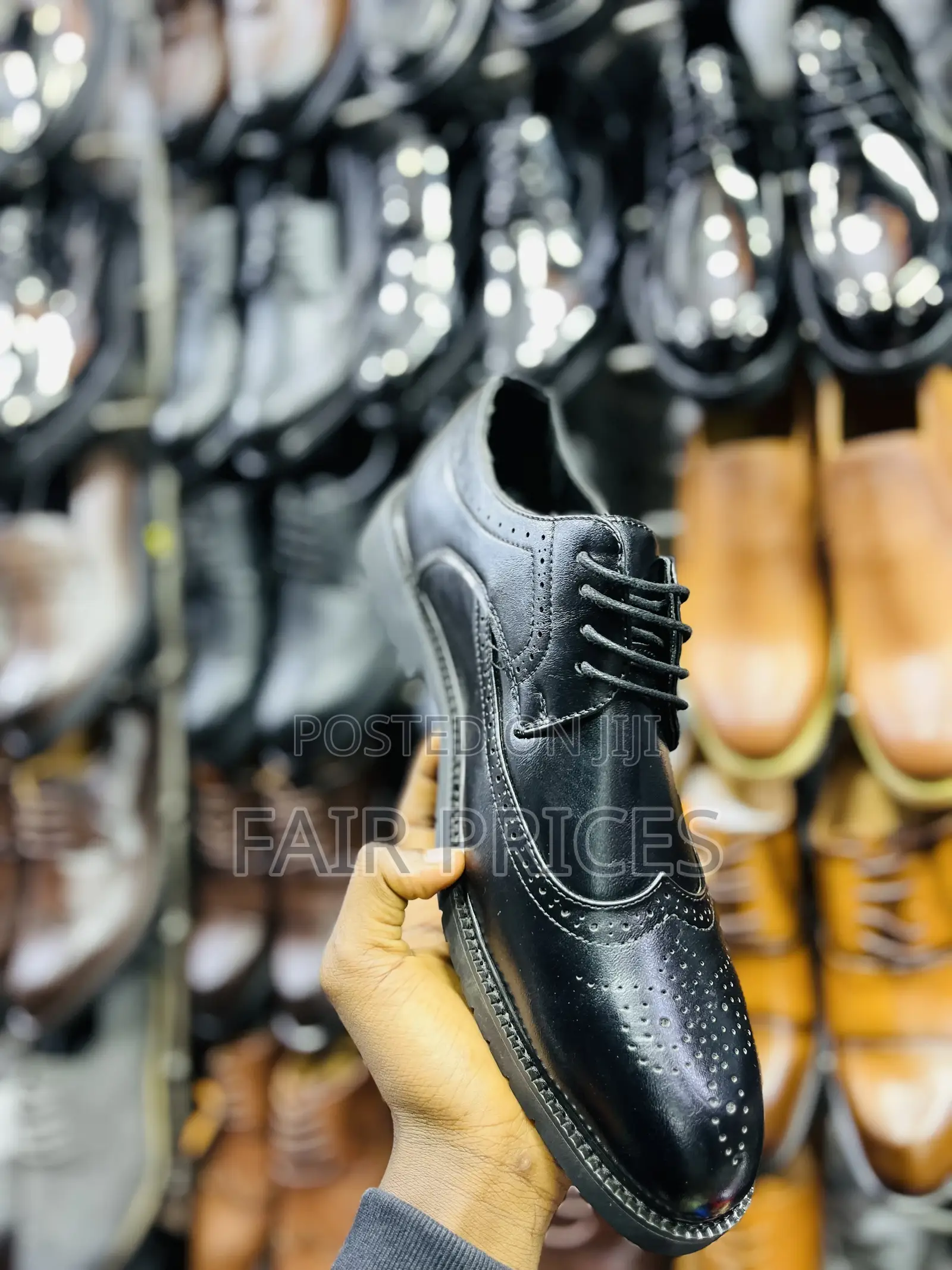 Office Leather Oxfords Black