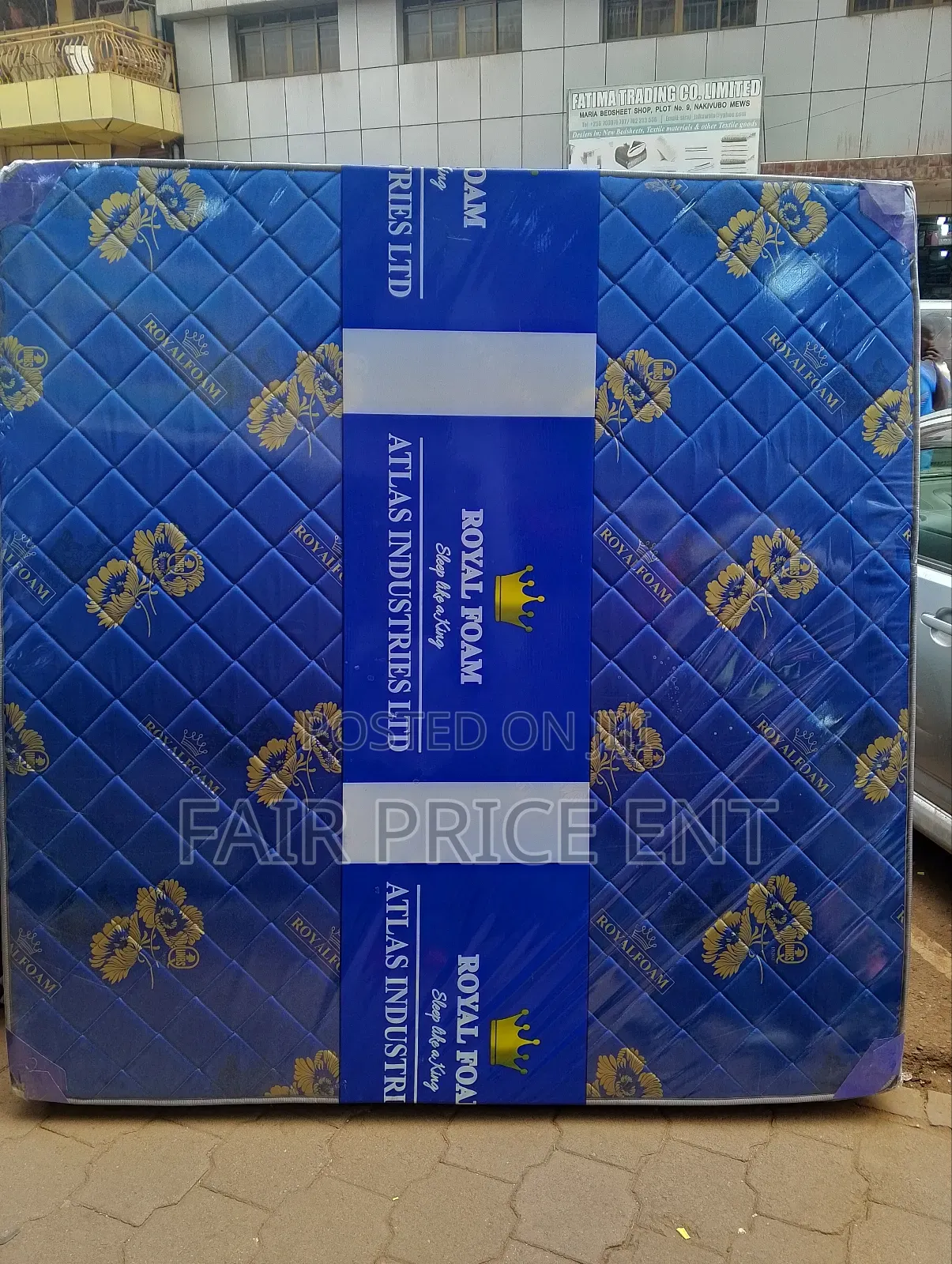 Royal Foam High Density. 6*6*8inches. ( Blue)