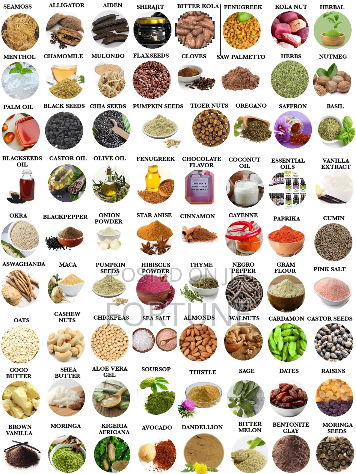 Herbs, Spices and Oils